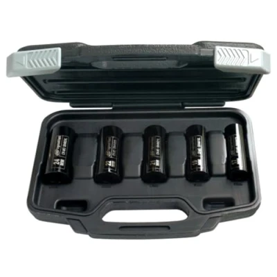 Image of Ingersoll Rand Metric Deep Impact Socket Set SK4M5LN, 1/2&#039; Drive, of 5 pcs