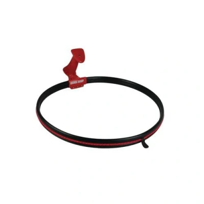 Image of Slingsby 399208 Sack Plastic Hoop with Handle Use 630mm/25in Hoop, Black, 420mm Aperture