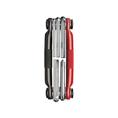 Image of Crankbrothers Multi 5 Bicycle Tool, Black/Red
