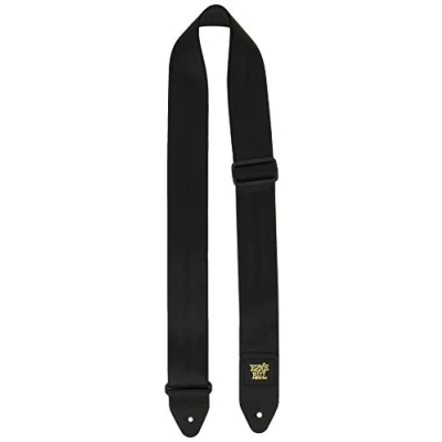 Image of Ernie Ball 2 Inch Seatbelt Webbing Strap Black