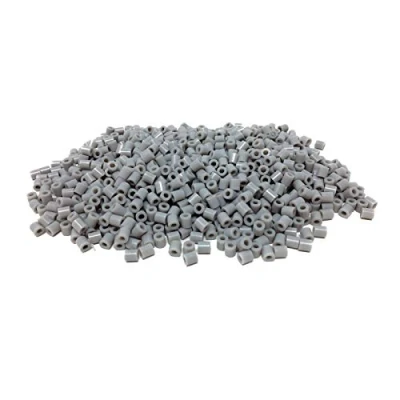 Image of WS UK 1000 Pack Fuse Beads 5mm Midi works like Hama [Light Grey]