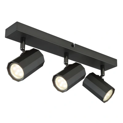 Image of James Ceiling Spotlight Bar Grey Matt 3x GU10