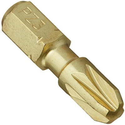 Image of Makita B 28466 Torsion Insert Bit Pz3 25 Gold, Multi Colour