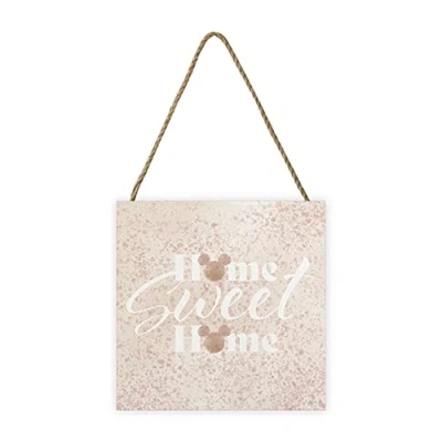 Image of Pyramid International Mickey Mouse Wall Art (Home Sweet Home Design) 20cm x 3cm Official Merchandise ​