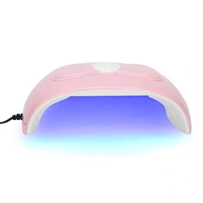 Image of UV LED Nail Lamp, 54W Light Portable Lamp,Professional Dryer Gel Polish Light, Curing Art Tools(Pink)