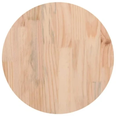 Image of vidaXL Table Top Ø30x2.5 cm Solid Wood Pine Brown Sturdy and Durable For Dining, Coffee Garden Tables Easy to Clean Maintain