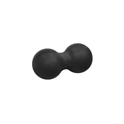 Image of Fitness Mad Peanut Massage Ball, Double Lacrosse Ball for Myofascial Release, Trigger Point Therapy, Deep Tissue &amp; Relax Tight Muscles (Black)