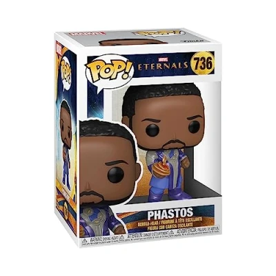 Image of Funko POP! Marvel: Eternals Phastos the Collectable Vinyl Figure Gift Idea Official Merchandise Toys for Kids &amp; Adults Movies Fans Model Collectors and Display