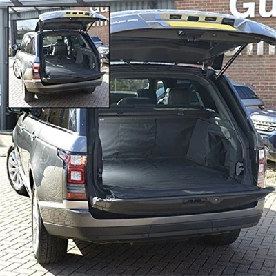 Image of UK Custom Covers BL172 Tailored Waterproof Boot Liner Mat Black Compatible With Range Rover Vogue (2013 Onwards)