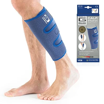 Image of Neo G Calf Shin Support for Pain Relief from Injury, Splints Treatment, Sprains, Running, Sports, Recovery Adjustable Compression Sleeve Men Women Class 1 Medical Device