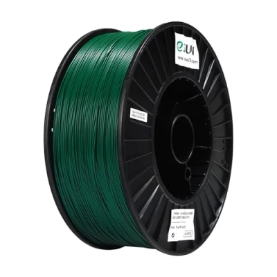 Image of eSUN PLA+ Filament 1.75mm, Enhanced Toughness 3D Printer PLA Plus, Dimensional Accuracy +/ 0.03mm, 3KG Spool (6.6 LBS) Printing for Printers,Pine Green
