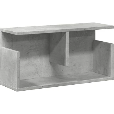 Image of vidaXL Wall Cabinet 60x20x30 cm Concrete Grey Engineered Wood