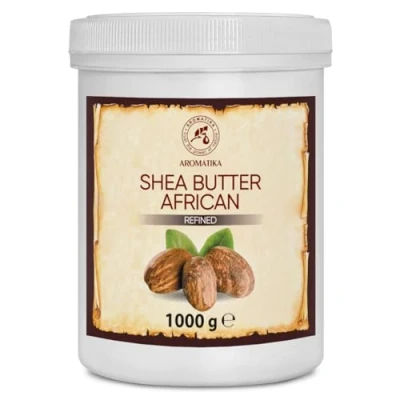 Image of Shea Butter 1000g Butyrospermum Parkii Karite Body Refined Sheabutter for Beauty Care Massage Moisture Lip Hand &amp; Nail Hair