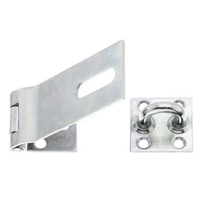 Image of Gah Alberts Security Hasp, Yellow Galvanised, 348366