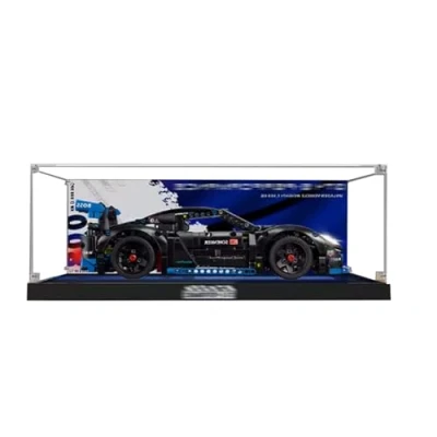 Image of Acrylic Display Case Box Compatible with Lego 42176 Remote Control Racing Car Model, Protection, Dustproof Gift Transparen,Compatible (Only )