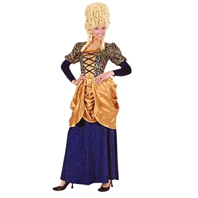 Image of Ladies Blue Marquise Dress Costume Large UK 14 16 for Regency 17th 18th Century Fancy