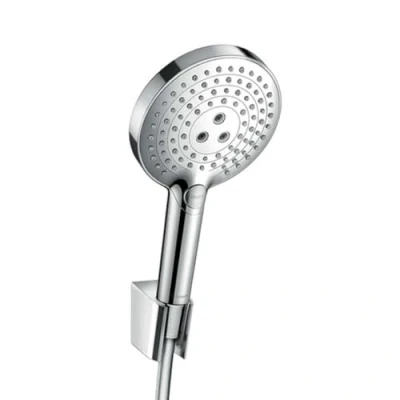 Image of hansgrohe Raindance Select S shower holder set 120 3jet with hose 125 cm