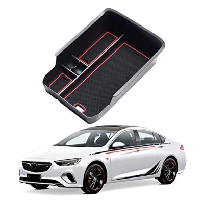 Image of LFOTPP Car Armrest Organizer for Insignia, Center Console Arm Rest Tray, Glove Compartment Storage Box Interior Accessories