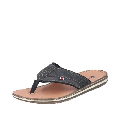 Image of Rieker Men&#039;s 21084 Flip Flops, Schwarz (Schwarz/Anthrazit/Schwarz / 00), 11 UK
