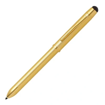 Image of Cross Tech3+ 23Kt Gold Plate Multifunction Pen (AT0090 12)