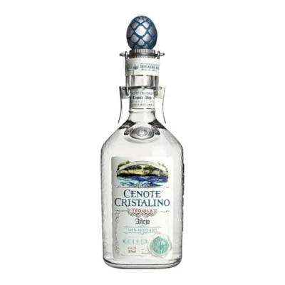 Image of Cenote Cristalino Tequila 70cl 40% ABV 100% Blue Weber Agave, Natural Volcanic Water, Premium