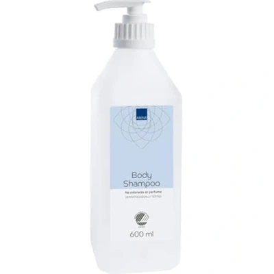Image of ABENA Body Shampoo 600ML Wash Without Fragrance For Women and Men. Shower Gel That Effectively Removes Impurities Easily Gently. Can Also Be Used As Kids Wash.