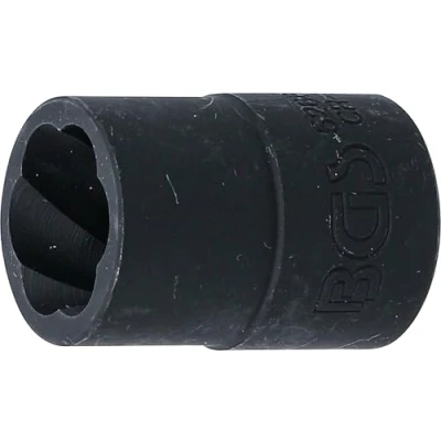 Image of BGS 5266 16 Twist Socket (Spiral Profile) / Screw Extractor 12.5 mm (1/2&quot;) Drive