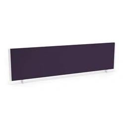 Image of Impulse/Evolve Plus Bench Screen 1600 Bespoke Tansy Purple White Frame