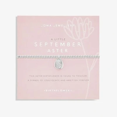 Image of Joma Jewellery A Little September Aster Birthflower Bracelet from