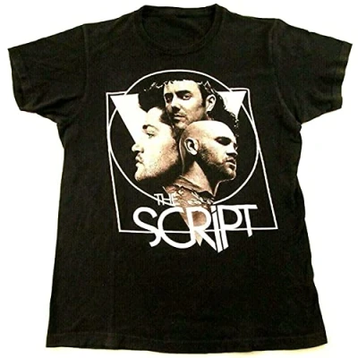 Image of npl The Script Irish Pop Band T Shirt Black M