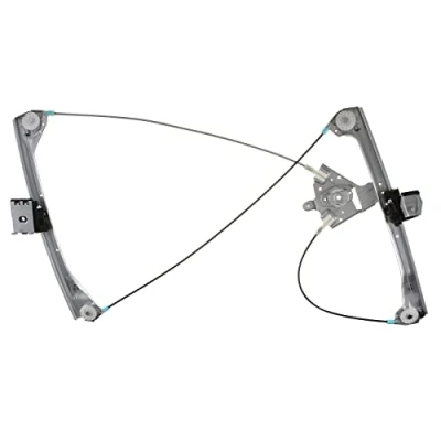 Image of 51338229106, 67628362064, 8229106 Window regulator VALEO 851629 Right Front electric without motor with comfort function BMW: 3 Coupe