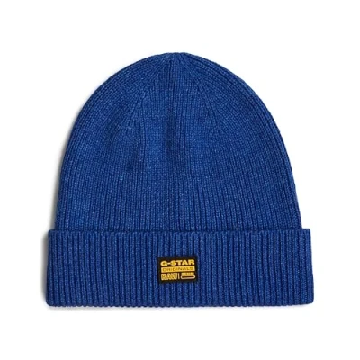Image of G STAR Geffo LONG Beanie Unisex Beanie, Size: One Size, Racing blue