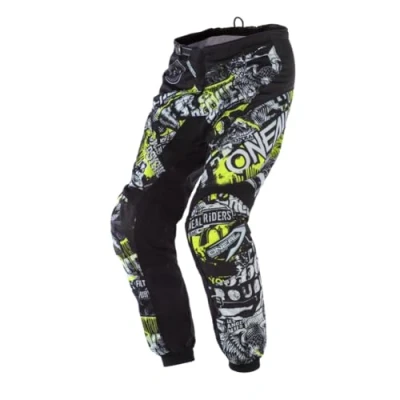 Image of O&#039;Neal Youth Element Attack Pant Black/Hi Viz, 5/6