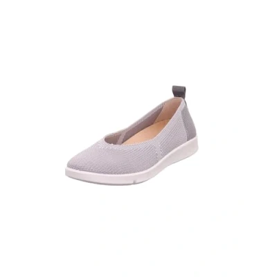 Image of Legero Women&#039;s Lucca Ballet Flats, Aluminium (Grey) 2500, 3 UK