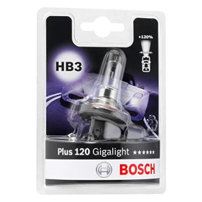 Image of Bosch HB3 (9005) Plus 120 Gigalight headlight bulb 12 V 60 W P20d 1