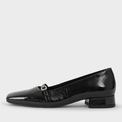 Image of Vagabond Debbi Patent Leather Block Heels UK 3