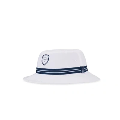 Image of Callaway Mens Bucket Hat, White/Navy, XL UK