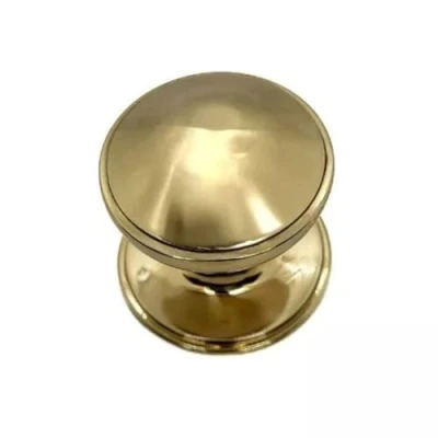 Image of VIBE Centre Door Knob 63mm on Brass Handle for Internal Doors