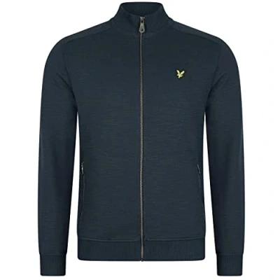 Image of Lyle &amp; Scott men&#039;s zip up sweatshirt ML1804V Z271 XL Blu scuro