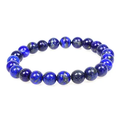 Image of MJDCB 8mm Natural Lapis Lazuli Beads Bracelet Healing Crystals Bracelets