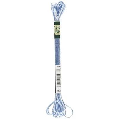 Image of DMC 1008F S800 Shiny Radiant Satin Floss, Sky Blue, 8.7 Yard
