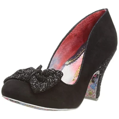 Image of Irregular Choice Womens Nick of Time Pump, Black, 3.5 UK