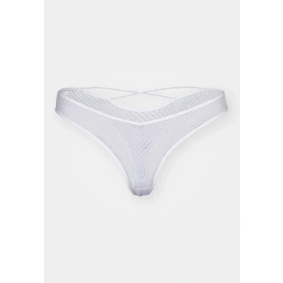 Image of Triumph Harmony Spotlight HIGH LEG Brazilian Thong, Women&#039;s, Size: 12, White