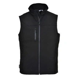 Image of Portwest Softshell Bodywarmer (3L), Black, XXXL, Regular