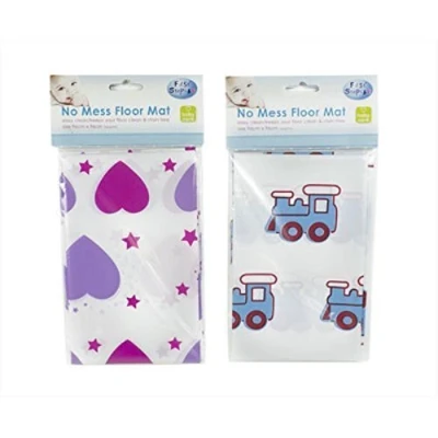 Image of No Mess Floor Mat Baby High Chair Feeding Cover Splash Messy Play Painting