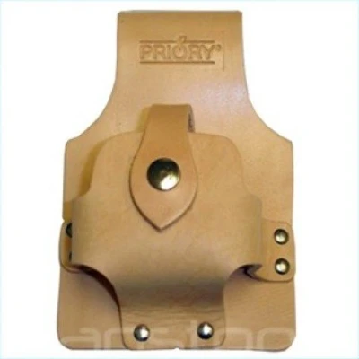 Image of Priory 365 Scaffolders Tanned Leather Tape Measure Holder Large