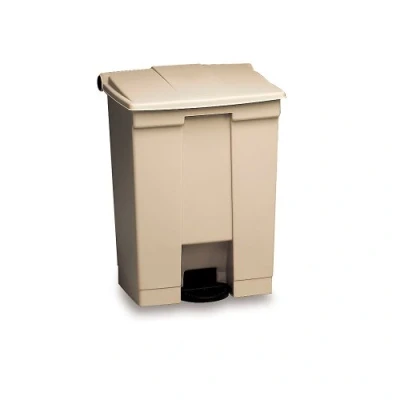 Image of RUBBERMAID Pedal Bin Step On 45.4 Litres H 60 cm Beige