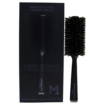 Image of Diego Dalla Palma Wooden Brush Extreme Straight Medium For Unisex 1 Pc Hair