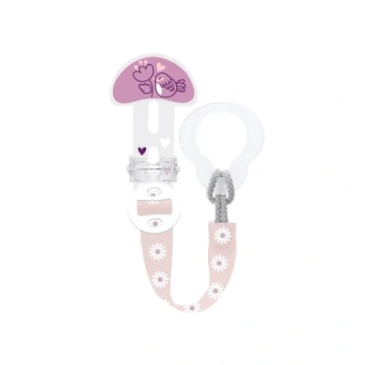 Image of MAM Clip It, Baby Soother Chain Fits All Soothers, Newborn Essentials, Spotted Soothers Not Included (Designs May Vary)