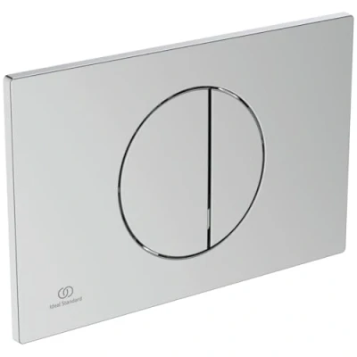 Image of Ideal Standard Oleas M5 Round Dual Flush Plate Chrome